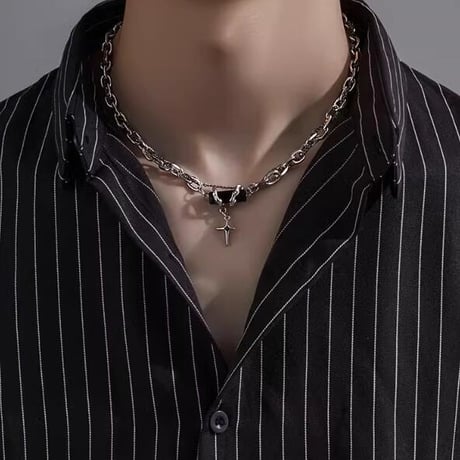 メンズ ネックレス アクセサリー 星 ファッション