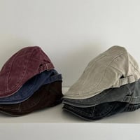 キャップ 小顔効果  帽子 ベレー帽 紫外線カット ユニセックス ヴィンテージ