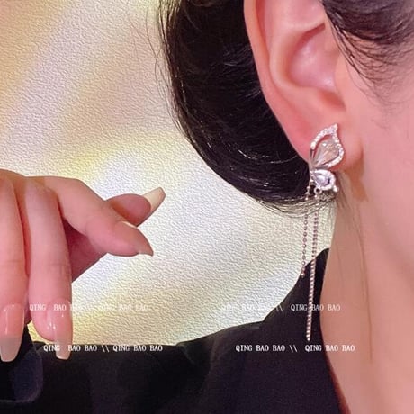 ファッション アクセサリー レディース イヤリング ピアス お洒落 蝶