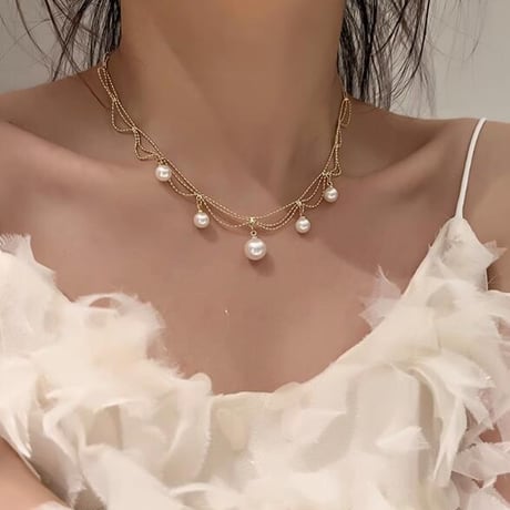 ファッション レディース アクセサリー ネックレス おしゃれ 真珠