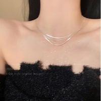 ファッション レディース 飾り ネックレス アクセサリー チョーカー 多層 おしゃれ