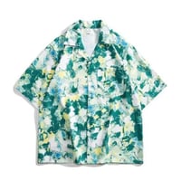 アロハシャツ カジュアルシャツ 半袖 夏 花柄 メンズトップス21