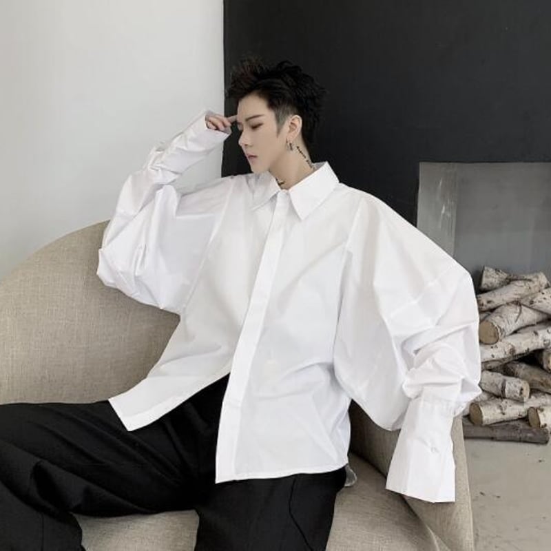 春物 メンズ トップス シャツ バルーン袖 | FRYメンズファッション