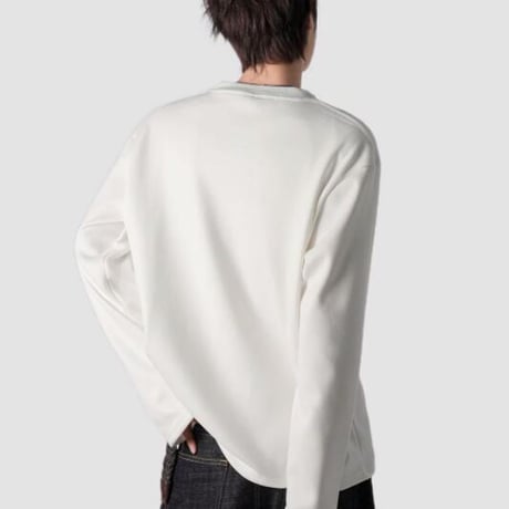 秋冬トップス メンズ Ｔシャツ 長袖 裏起毛 ブラウス2