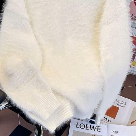 秋冬トップス セーター ニット クルーネック メンズ レトロ16