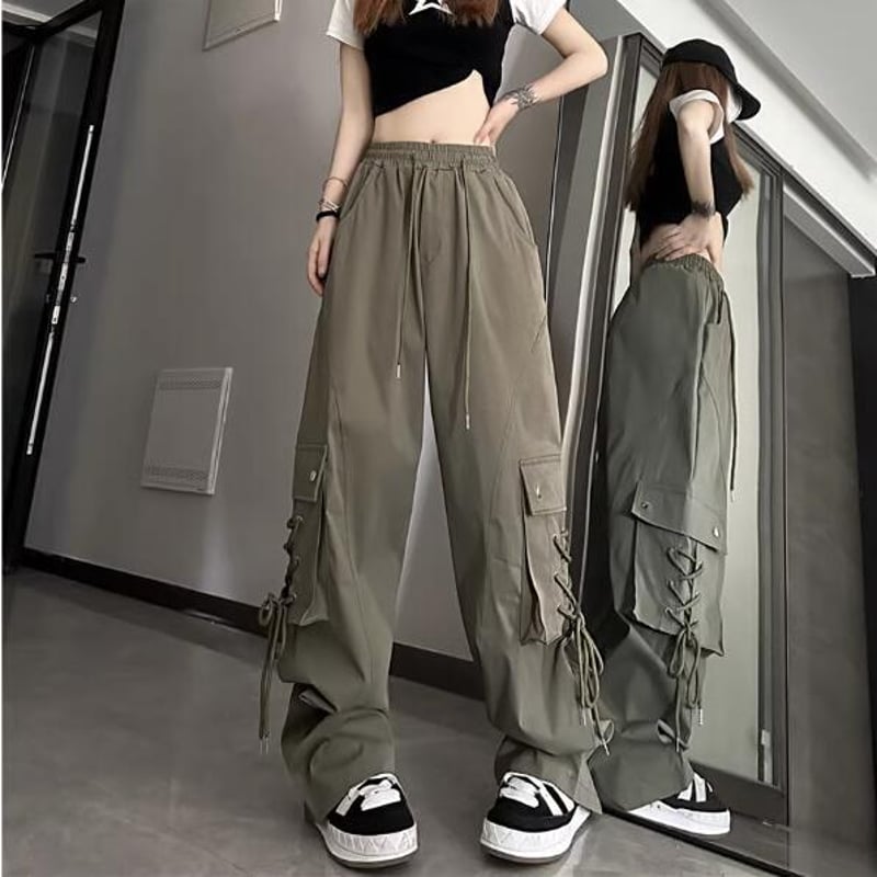 上下セット トップスパンツ カジュアルユニセックス セットアップ レディース 大きいサイズ 2点セット ワイドパンツ
