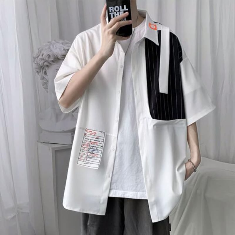 25メンズ トップス シャツ カジュアルシャツ 半袖 夏 | FRYメンズ