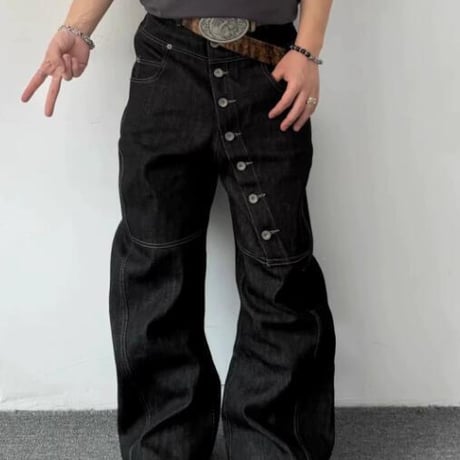 ボトムス メンズ ズボン パンツ ワイドパンツ  デニム ジーンズ21