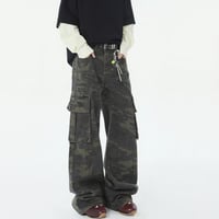 ズボン カーゴパンツ アメリカン風 ワイドパンツ  ヴィンテージ風 メンズボトムス13