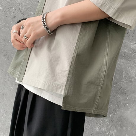 レトロ おしゃれ メンズ トップス シャツ 半袖 カジュアル 夏