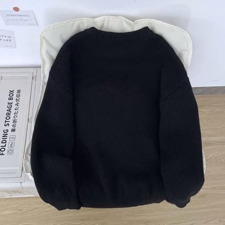 トップス メンズ ニット セーター   ファブリック クルーネック32