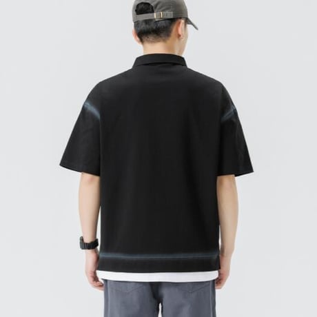 トップス Tシャツ 半袖 ブラウス ポロシャツ レイヤード #38