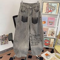 秋冬ボトムス ズボン パンツ   ワイドパンツ  デニム ジーンズ8