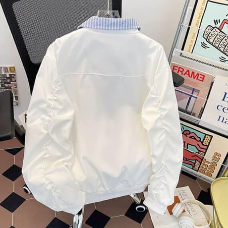 トップス ジャケット ゆったり レイヤード  秋物 メンズ アメリカン風37