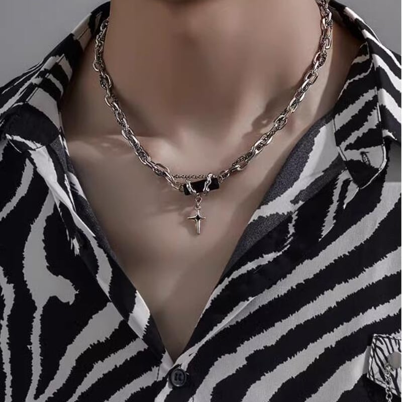 服/ファッション アクセサリー ネックレス クロス フレア ネックレス ペンダント ペンダントトップ ペンダント