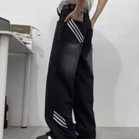 ズボン パンツ デニム アメリカン風 ワイドパンツ ジーンズ メンズボトムス32