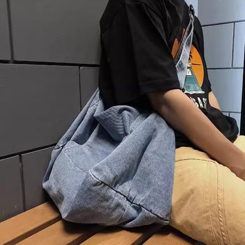 ファッション メンズ ユニセックス ショルダーバッグ デニム | FRY
