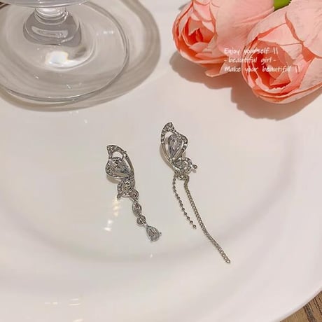 ファッション アクセサリー レディース イヤリング ピアス お洒落 蝶