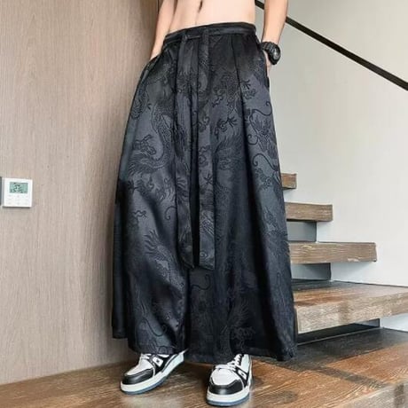 ボトムス メンズ ズボン パンツ ワイドパンツ スラックス ハイウェスト8