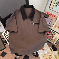 トップス シャツ 半袖  カジュアルシャツ レイヤード メンズ アメリカン風26