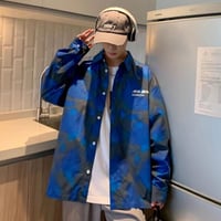 メンズトップス シャツ カジュアルシャツ  長袖 プリント ヴィンテージ風32