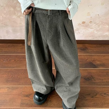 ボトムス ズボン パンツ ワイドパンツ スラックス メンズ21