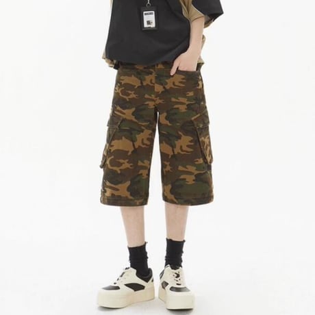 ズボン カーゴパンツ アメリカン風 ワイドパンツ  ショーツ 2WAY6