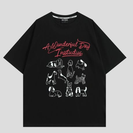 アメリカンレトロ風 Tシャツ プリント入半袖 薄手 夏にピッタリユニセックストップス #12