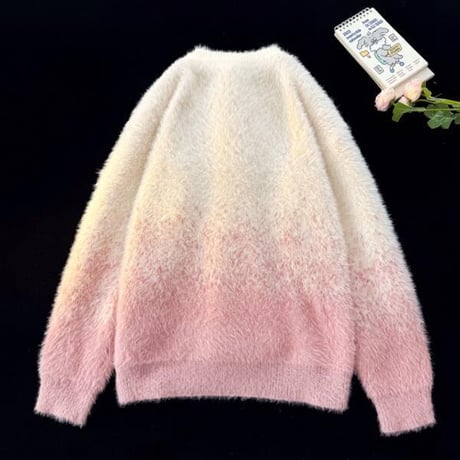 秋冬トップス セーター ニット クルーネック メンズ レトロ18