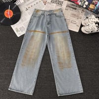 秋冬ボトムス ズボン パンツ   ワイドパンツ  デニム ジーンズ9