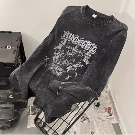 春秋 メンズ ファッション トップス カジュアル Tシャツ 長袖