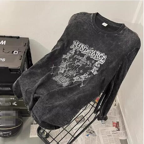 春秋 メンズ ファッション トップス カジュアル Tシャツ 長袖