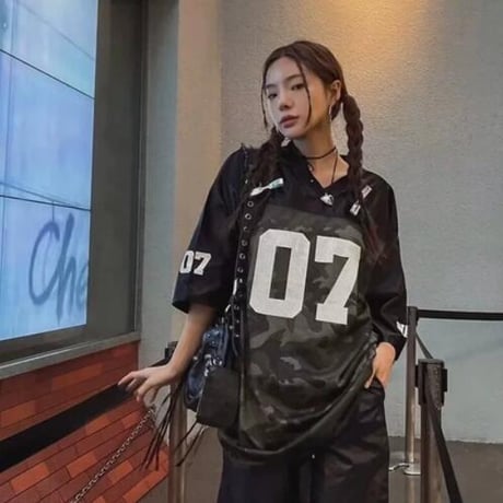 Tシャツ 半袖 男女兼用 プリント入 冷感 Ｖネック #3