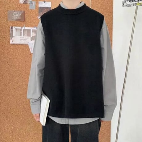 おしゃれ メンズ トップス ニット ベスト アウター