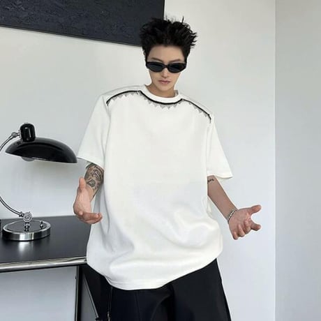 トップス メンズ Tシャツ 半袖 ブラウス #12