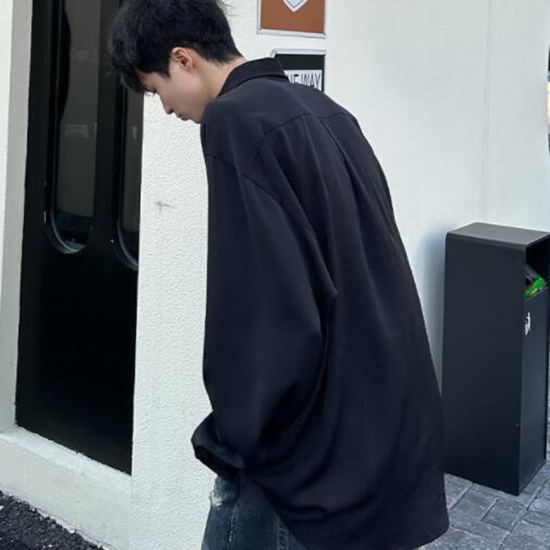 メンズ トップス シャツ 長袖 ユニセックス カジュアルシャツ | FRY