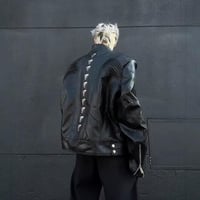 トップス メンズ アウター ジャケット PUジャケット ライダースジャケット5