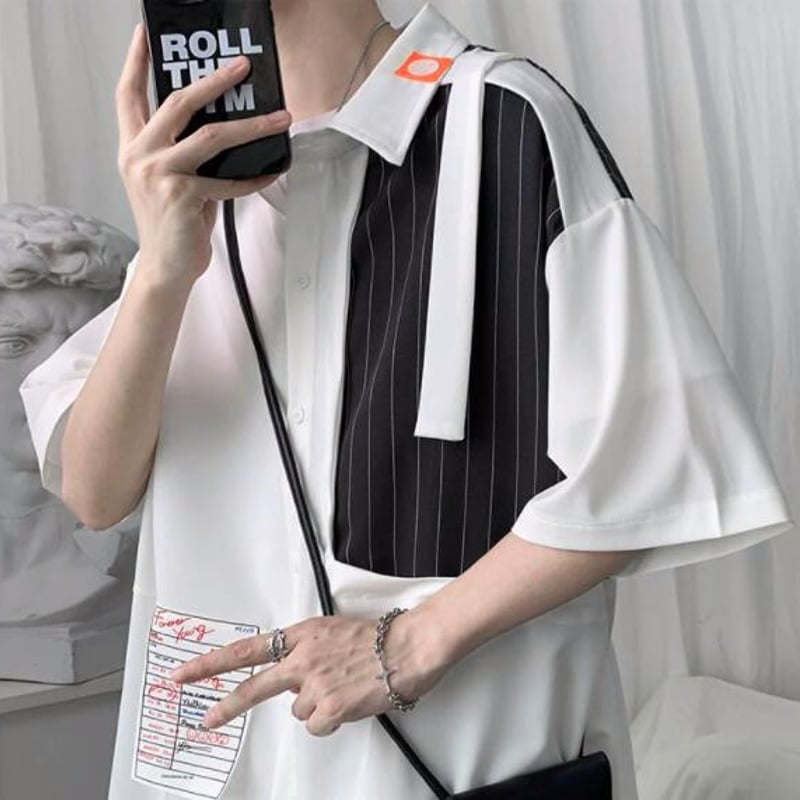 25メンズ トップス シャツ カジュアルシャツ 半袖 夏 | FRYメンズ