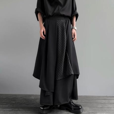 メンズ ボトムス ズボン パンツ ワイドパンツ  暗黒系21