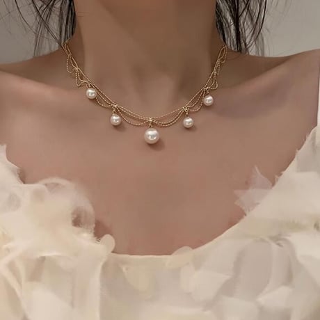 ファッション レディース アクセサリー ネックレス おしゃれ 真珠