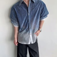 シャツ カジュアルシャツ 長袖 アウター メンズ37