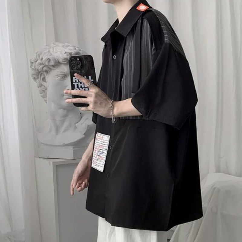 25メンズ トップス シャツ カジュアルシャツ 半袖 夏 | FRYメンズ