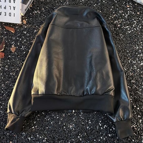 秋冬トップス メンズ ジャケット pu アウター ライダースジャケット  コート4