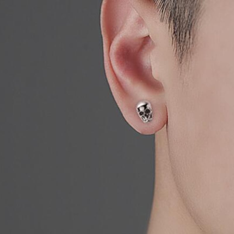 ファッション メンズイヤリング ピアス スカル 髑髏