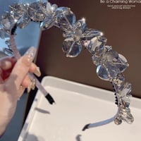 ヘアアクセサリー ヘアアレンジ ヘアバンド カチューシャ 洗顔用バンド ビース きらきら