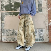 ズボン カーゴパンツ デニム ジーンズ ワイドパンツ  絞り染 メンズボトムス14