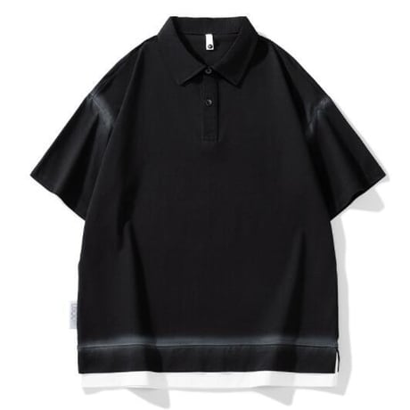 トップス Tシャツ 半袖 ブラウス ポロシャツ レイヤード #38