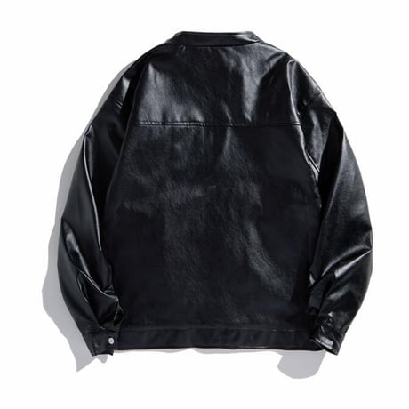 アメリカン風 ジャケット PU  アウター ライダースジャケット 春秋 メンズ31