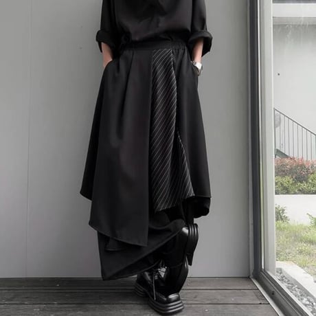 メンズ ボトムス ズボン パンツ ワイドパンツ  暗黒系21