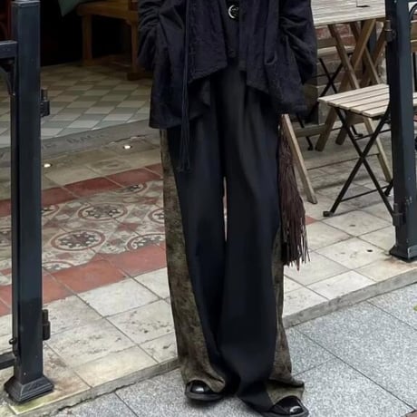 メンズ ボトムス ズボン パンツ ワイドパンツ  暗黒系17